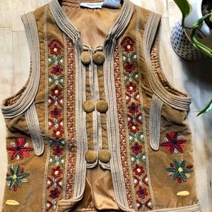 Embroidered VEST, Child’s size 6